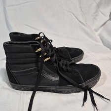 Vans Sk8-Hi Marvel Negro Pantera Alta Tenis Zapatos de Skate Para Hombres Talla 9