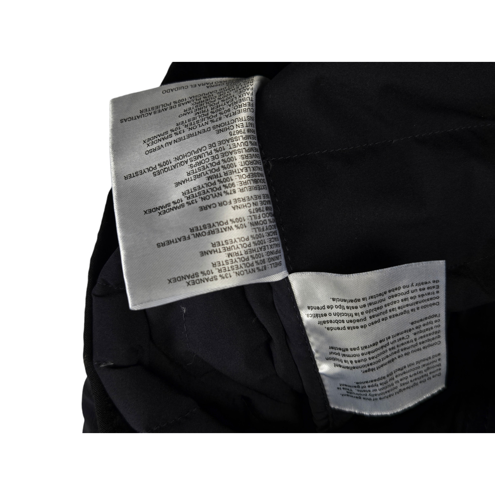 Womens  MICHAEL Michael Kors Packable Down Fill Winter Coat Size Large Blue  thumbnail 6