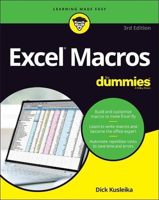 Excel Macros For Dummies - 9781119844433