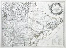 Treviso Venezia Castelfranco Veneto Italia Carta Mappa Santini 1776