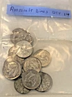 Roosevelt Dimas, 90% Silver, Mixed Date, Qty 14, G-UNC