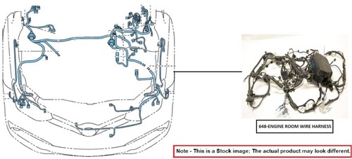 COLORADO  2016 Engine Wire Harness 11854314