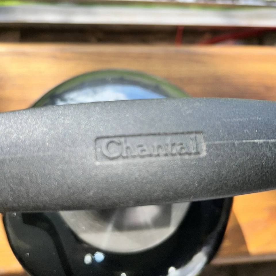 Tetera Chantal esmaltada en acero 1,7 cuartos vintage acabado gris oscuro/azul Foto 4 de 4