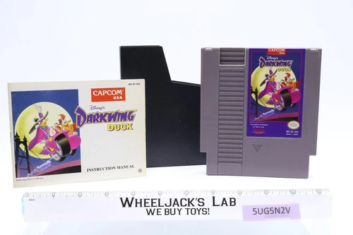 Disney's Darkwing Duck w/Manual Nintendo Entertainment System NES CapCom 1992