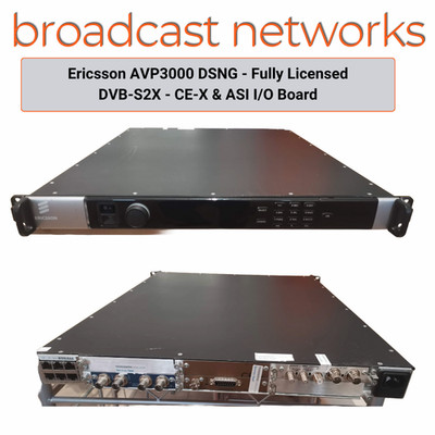 Ericsson AVP3000 DSNG - DVB-S2X + CE-X - Voll Lizenziert