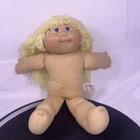 Vintage Cabbage Patch Kids Doll 1984 Blonde Hair Blue Eyes Freckles