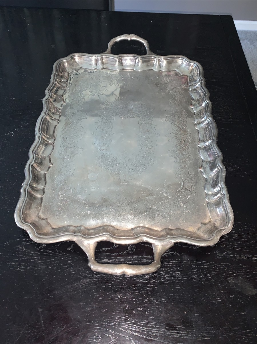 Vintage 25x15” Tray 920 - Sheffield Silver EPC | eBay