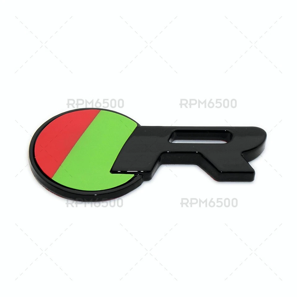 For Jaguar Rear Liftgate Tailgate Bumper R Sport Nameplate Emblem Badge Black Foto 4 de 4