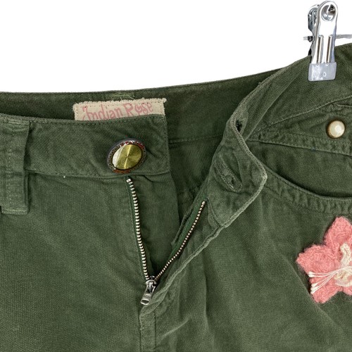 Indian Rose Verde 100% Algodón Bermudas Talla 26 W28 - Imagen 3 de 11