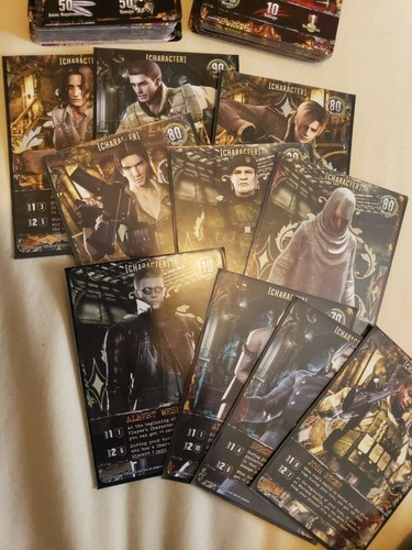 RESIDENT EVIL DECK BUILDING GAME NIGHTMARE EXPANSION ONLY, CARD GAME, NO BOX - Picture 3 of 3