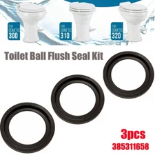 Toilet Flush Ball Seal 3pcs/set 385311658 For Dometic 300 310 320 RV