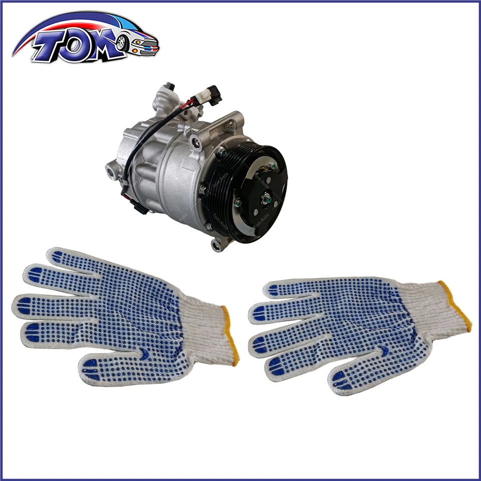 Compresor de aire acondicionado con PXC16 para Jaguar XF XFR XJR XK Land Rover LR4 2010-2015 Foto 3 de 4