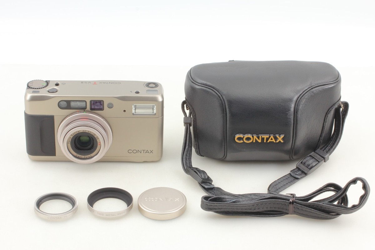 コンタックスT ｖｓ2 MINT w/ Case ] Contax TVS II D 35mm Point & Shoot Film