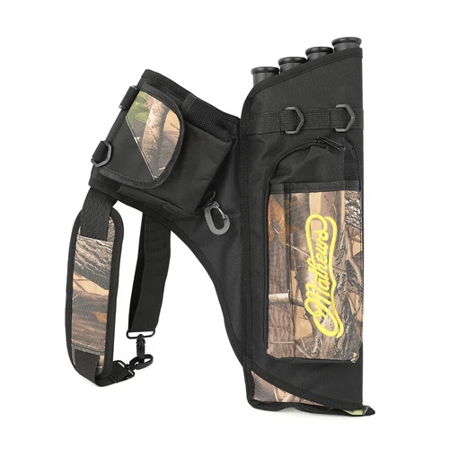 4 Tubes Archery Arrow Quiver Waist Hip Bag Belt Back Bow Hunting Pouch Holder - Picture 14 of 17
