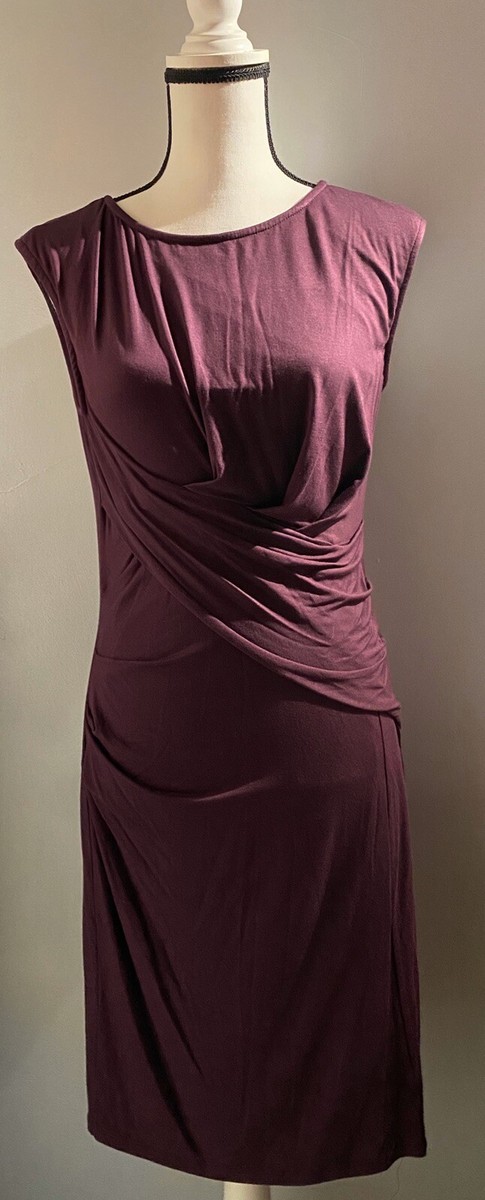 kut from the kloth mollee knit dress Kut From The Kloth Mollee Sheath Knit Dress Maroon Size 14 NWOT
