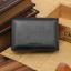 Men-039-s-Genuine-Leather-Wallet-Bifold-ID-Credit-Card-Holder-Mini-Purse-Money-Clip miniatuur 4