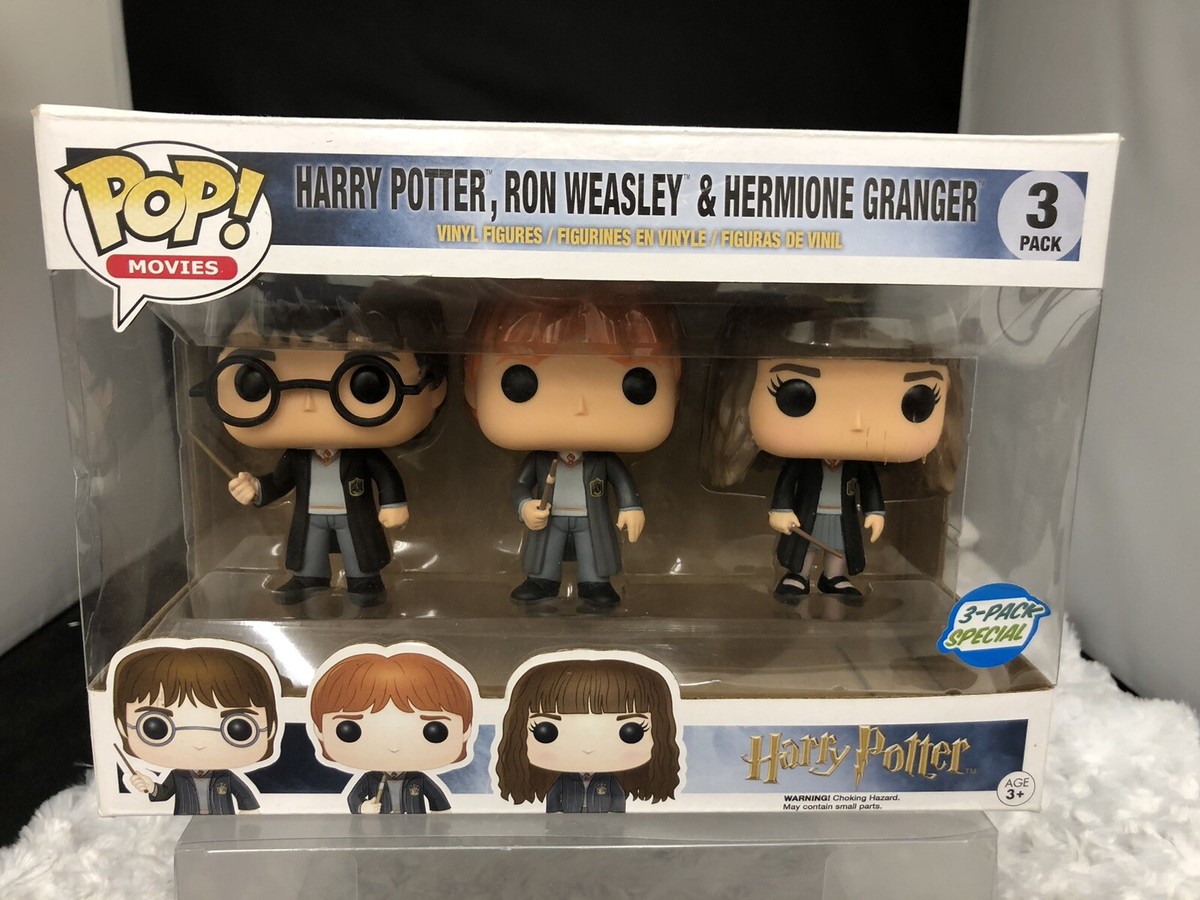 Funko Pop! Vinyl: Harry Potter Pack Harry, Ron Hermione