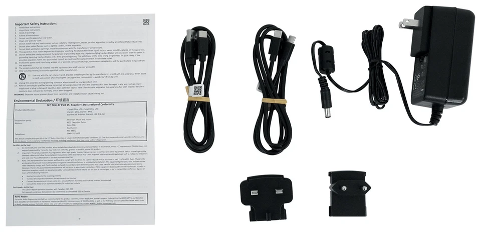 Focusrite Clarett+ 2Pre USB-C Audio Recording Interface, 2 Mic Preamps/JFET/ADAT - Image 4 of 4