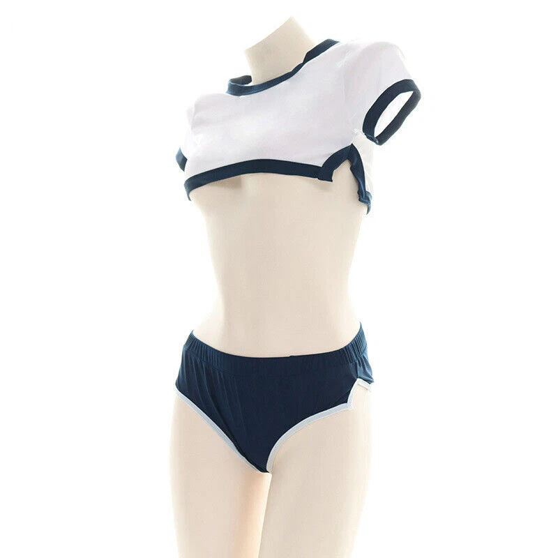 Conjunto de uniforme de estudiante con disfraces para mujeres Sexy Mini Traje Falda Lencería Prendas para dormir Foto 3 de 4