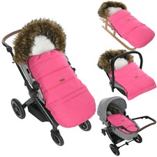 Winter Fußsack für Kinderwagen Babyschale Schlittensack-wasserdicht-115/85 cm