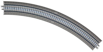 Tomytec 018742 4 Gleise, gebogen, in Beton-Viaduktbettung, 45°, r