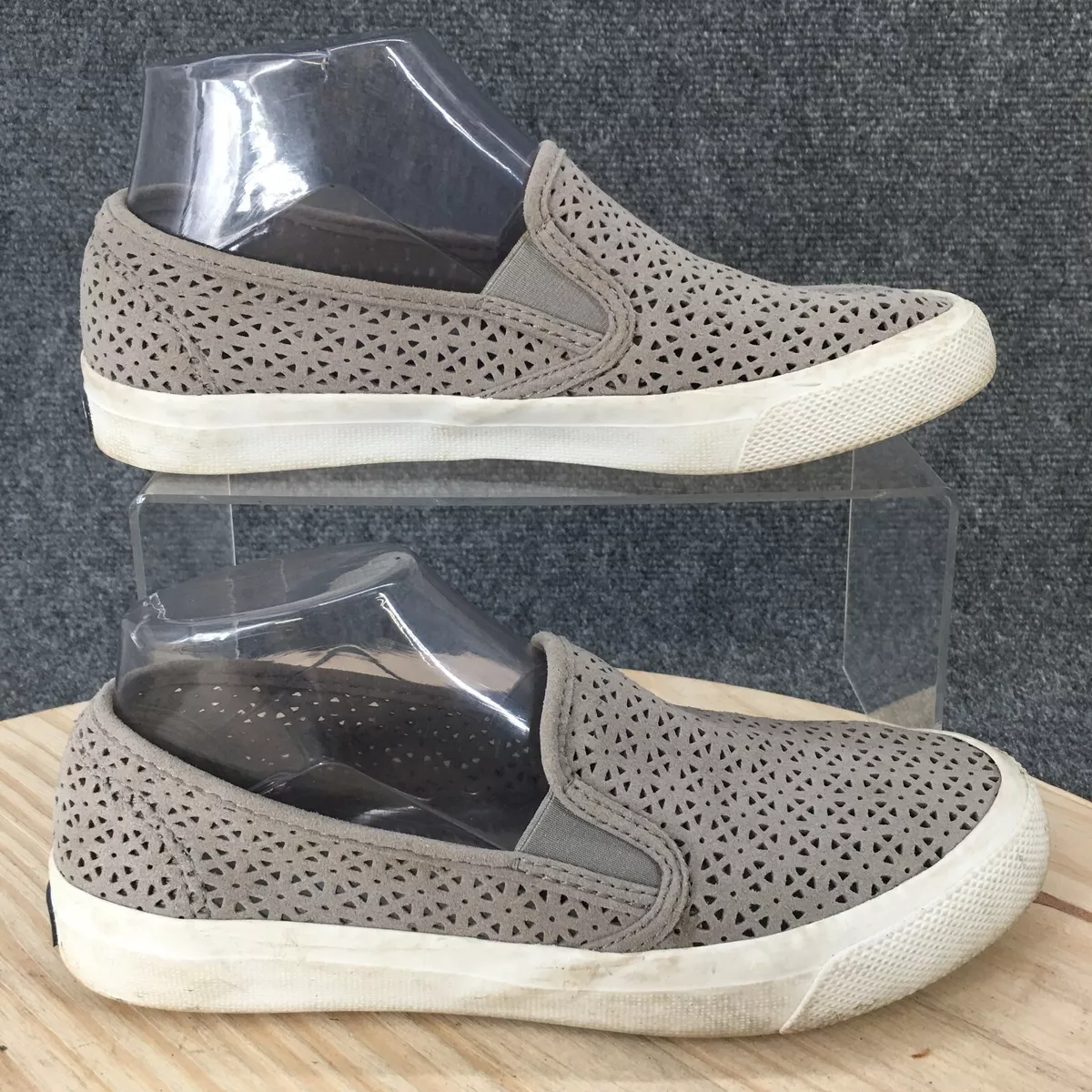 Sperry Top Sider Shoes Womens 7 M Seaside Cut Out Slip On Sneakers