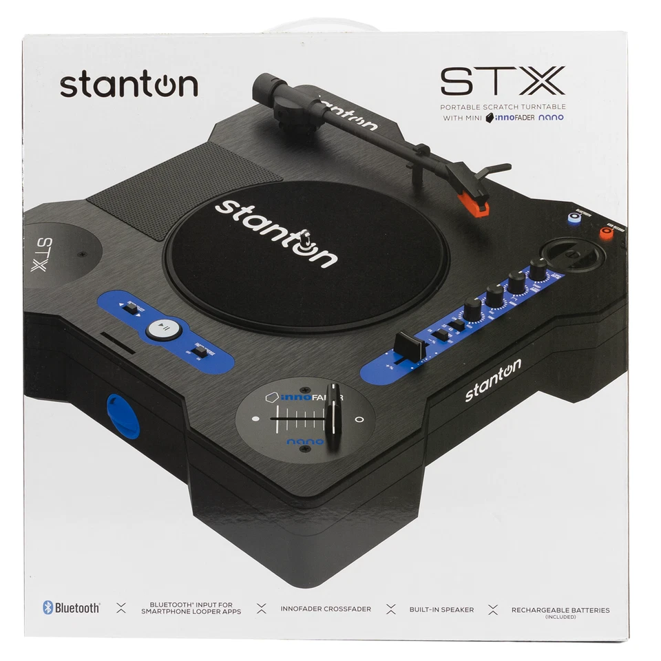 Stanton STX Portable Scratch Turntable DJ Controller w/ Fader & Bluetooth - Image 4 of 4