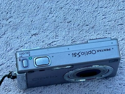 PENTAX Pentax Optio S5i 5.0MP Digital Camera - Silver Untested As