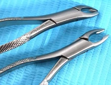 GERMAN DENTAL EXTRACTING FORCEPS #150A # 151A DENTAL SURGICAL INSTRUMENTS-