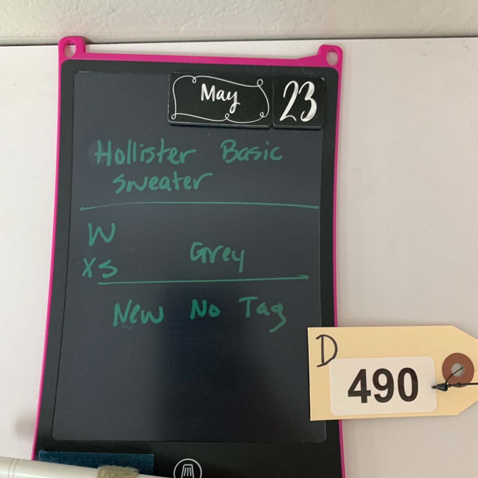 Hollister Basic Sweater Womens XS Extra Small Gray Long Sleeve Semi Fitted eBay