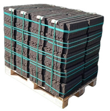 Kohlebrikett Kohle  Briketts Braunkohlebrikett 40 x 25 kg, 1000 kg Palette