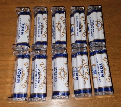 ZIG ZAG 70mm Cigarette Rolling Machine -NEW Lot Of 10