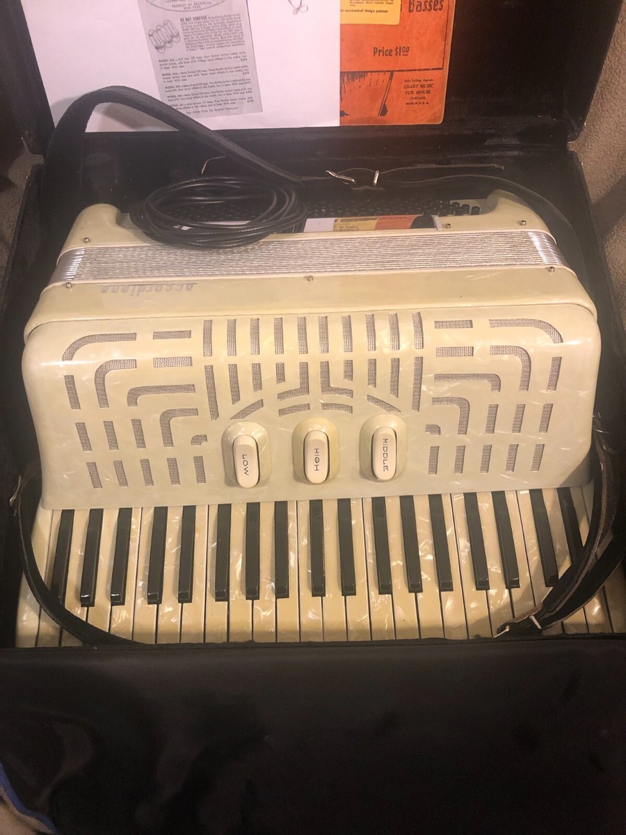 Excelsior Accordiana 345 - 120 bass Accordion w/ microphone pickup