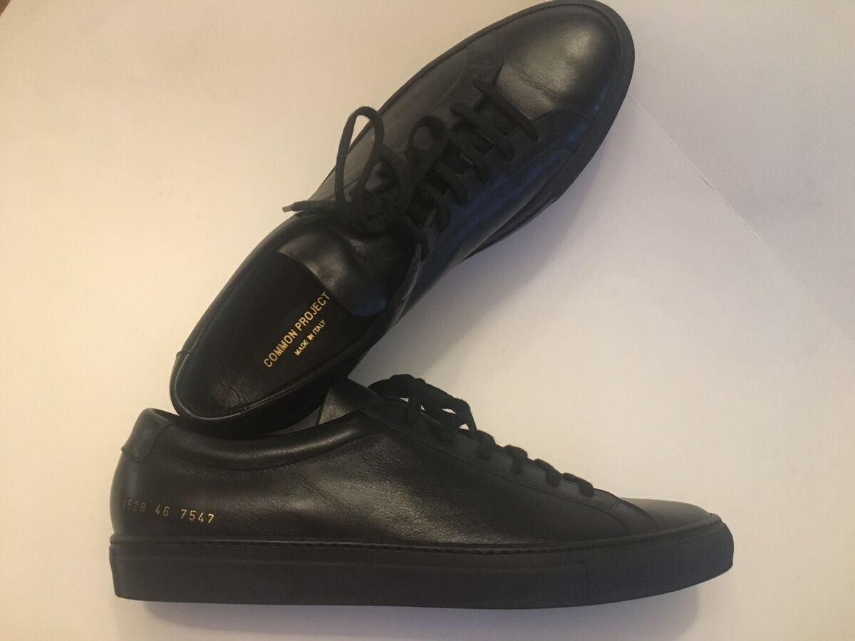NWOB COMMON PROJECTS ORIGINAL ACHILLES LOW BLACK LEATHER NWOB COMMON PROJECTS ORIGINAL ACHILLES LOW BLACK LEATHER