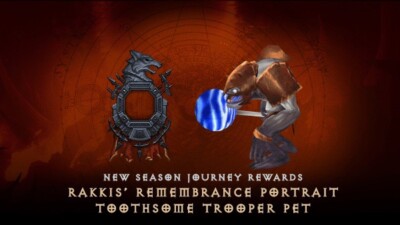 DIABLO 3 PLAYSTATION/NINTENDO/XBOX - SEASON 26 NEU PET UND PORTRAIT (KOSMETIK)