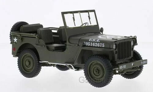 Véhicules militaires miniatures 1:18 Jeep
