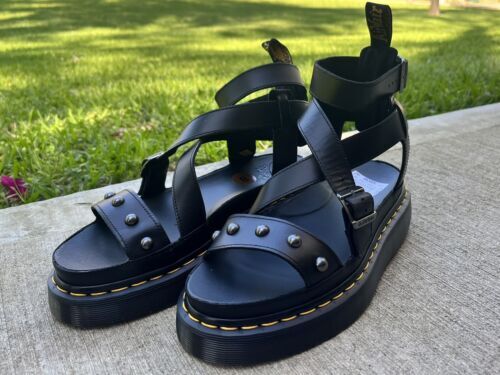 Doc Martens Gryphon Black Leather Gladiator Sandal Mens Size Doc Martens Gryphon Black Leather Gladiator Sandal Mens Size