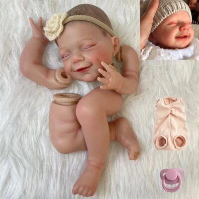 20inch Painted Reborn Doll Kit April Unassembled DIY Doll Parts With Cloth Body