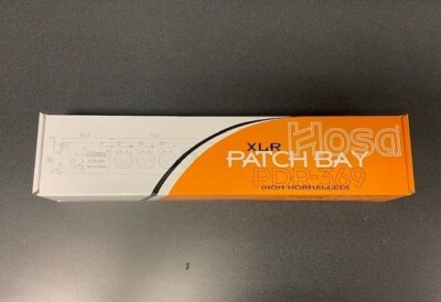 #ad Hosa PDR 369 12 point XLR Balanced Patchbay ***New*** $84.91