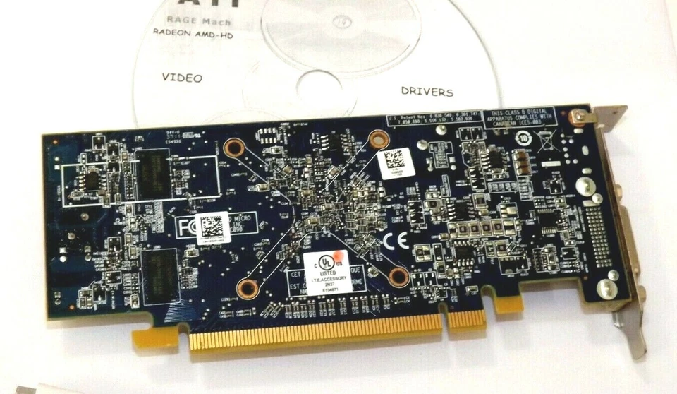 LOW PROFILE ✔️ DUAL VGA Monitor Video Card ✔️ PCI-E x16 ✔️ DELL Lenovo HP Compaq - Image 3 of 4