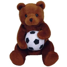 TY Beanie Baby - SWEEPER the Soccer Bear (5 inch) - MWMTs Stuffed Animal Toy
