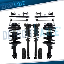 14pc Front and Rear Struts Tierod Sway Bar Kit for 2000-2005 Mitsubishi Eclipse