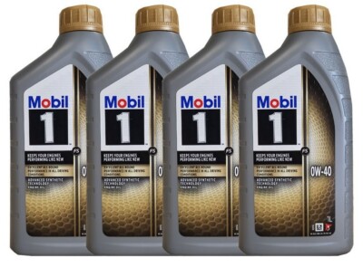 Mobil 1 FS 0W-40 Motoröl MB 229.5 Porsche A40  VW 50200 VW 50500 4 Liter Set