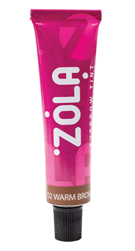 ZOLA Eyebrow Tint Base With Collagen 02 Warm Brown 15 ml./0.5 fl.oz. - Picture 1 of 1