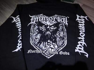 Immortal Zipper Hoodie Sweatshirt Black Metal Emperor Sorhin Mayhem Uada Rok 7