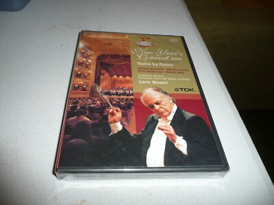 NEW YEAR'S CONCERT 2004 FROM THE REOPENED TEATRO LA FENICE NEW DVD