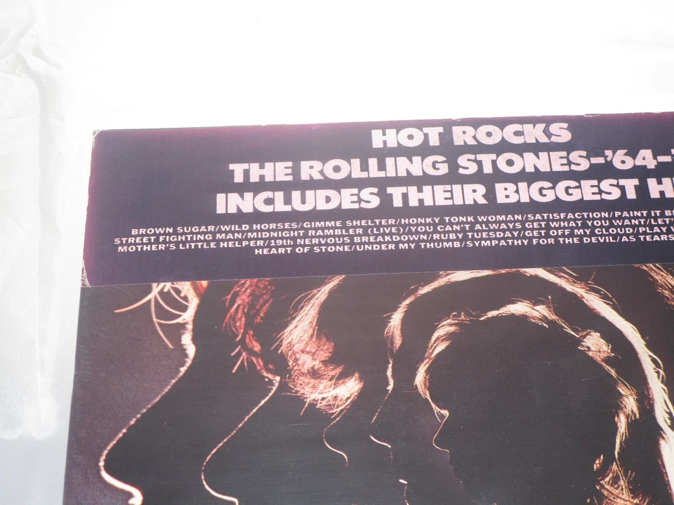 Rolling Stones Hot Rocks 1964-71 Sealed Vinyl LP USA 1971 Orig Obi Hype Sticker - Image 3 of 4