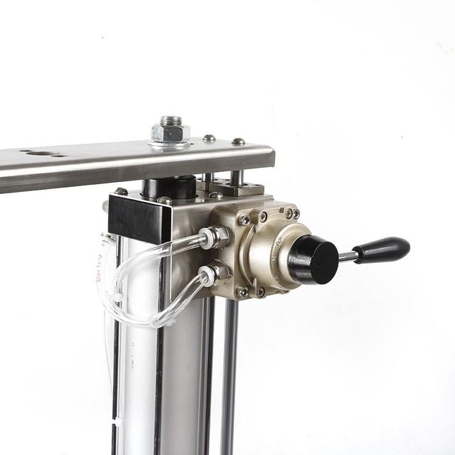 20L Guide rail lifting Pneumatic Mixer Machine elevator mixer