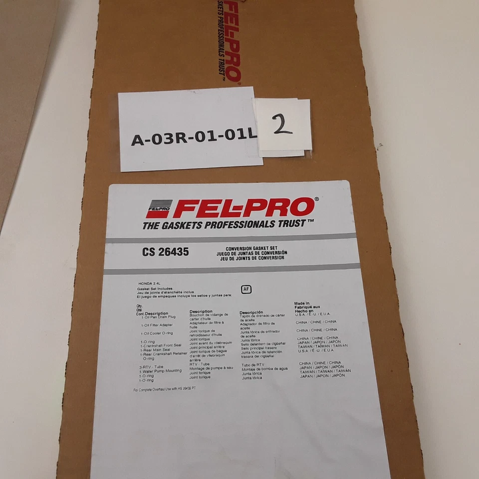 Juego de juntas de conversión de motor para Honda Accord 2008-2012 Acura ILX 2013-2015 Foto 4 de 4