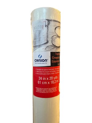 NOS Tracing Paper Roll Translucent Sketch Paper Drawing Craft Architect Canson